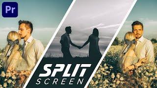 4 SPLIT SCREEN Effects in Premiere Pro CC Tutorial