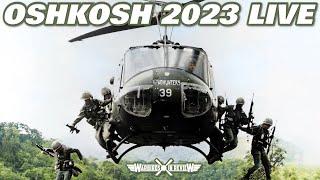Oshkosh 2023 Live. Huey N14SD Hughes TH 55 and Bell H13. Major Patrick Brady Vietnam Veteran