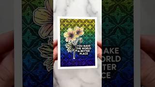 MUST-TRY Easy Greeting Card Technique ASMR Crafting #asmr #asmrsounds #craft