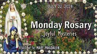 MONDAY RosaryFEAST of St. MARY MAGDALENE Joyful Mysteries JULY 22m 2024 Scenic Scriptural