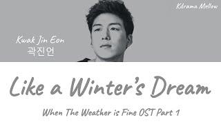 Kwak Jin Eon 곽진언 - Like a Winters Dream 겨울이 꾸는 꿈처럼 When the Weather is Fine OST Part 1 LYRICS