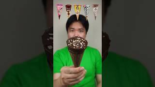 MAKAN BERBAGAI MACAM ES KRIM CONE #asmr #mukbang