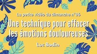 UNE TECHNIQUE POUR EFFACER LES ÉMOTIONS DOULOUREUSES - La petite vidéo du dimanche n°86