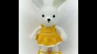 Вязание крючком. Игрушка Заяц. Crochet Rabbit. Часть 7