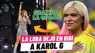 Shakira dejó en ridiculo a Karol G con su show en La copa américa