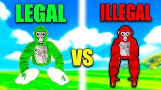 LEGAL MODS vs ILLEGAL MODS Gorilla Tag