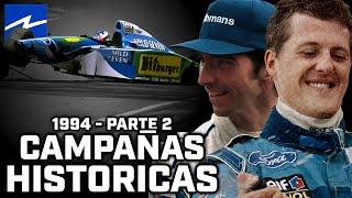 CAMPAÑAS HISTORICAS DE F1  TEMPORADA 1994 PARTE 2