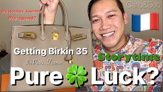 Hermes Birkin 35 ETOUPE Togo GHW Storytime  PURELUCK???  Carlo&Seb