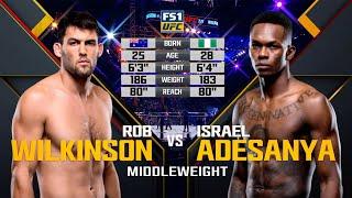 UFC Debut Israel Adesanya vs Rob Wilkinson  Free Fight