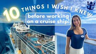 10 things I wish I knew before working on a cruise ship ️ Royal Caribbean cruise ship dancer