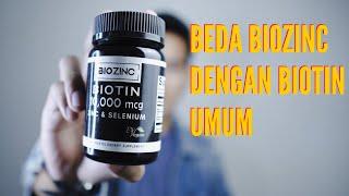 beda biozinc dengan biotin pada umumnya