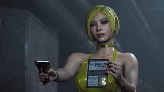 Resident Evil 2 Remake Adas Yellow latex skirt