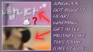 AwwJungkook Got Biggest Heart Warming Gift After Military TodayNew#bts#jungkook#taehyung#vkook