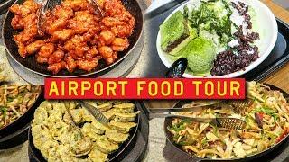 AIRPORT FOOD TOUR in South Korea ️ Incheon International