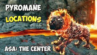 ASA The Center ALL Pyromane Spawn LOCATIONS on ARK Survival Ascended