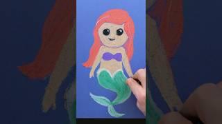 Trying to Draw the Little Mermaid in chalk