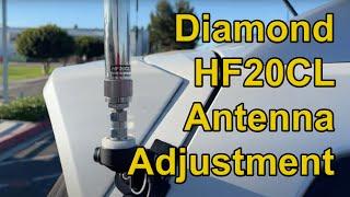 Adjusting Mobile Vertical Antenna HF20CL