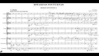 Manuel M. PONCE ESTAMPAS NOCTURNAS Serie Sinfónica para Orquesta de Cuerdas 1923 Vídeo-Score