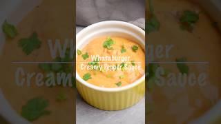 Whataburger Creamy Pepper Sauce Recipe #whataburger #saucerecipe