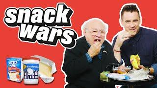 Danny DeVito & Colin Farrell Eat Irish And American Foods  Snack Wars  @LADbible