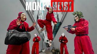 MONEY HEIST VS BAD GUYS TEAM ll JOKER  YOU ARE INSANE STORY IN REAL LIFE Epic Parkour Pov Chase