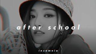 weeekly - after school 𝒔𝒍𝒐𝒘𝒆𝒅 𝒏 𝒓𝒆𝒗𝒆𝒓𝒃