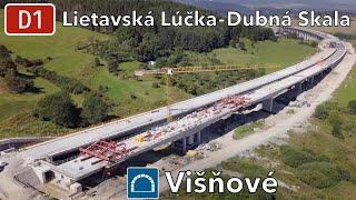 Construction of Slovak Highway D1 Lietavská Lúčka - Dubná Skala August 2023