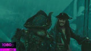 Pirates of the Carribean At Worlds End 2007 Davy Jones vs Jack Sparrow HD  Türkçe Altyazılı