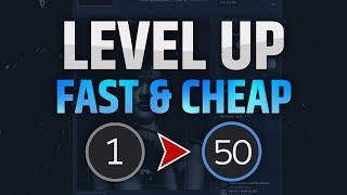 HOW TO LEVEL UP ON STEAM  2024  FAST & CHEAP