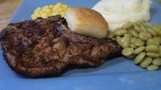 Pan Fried Pork Chops Dipped in Seasoned Flour