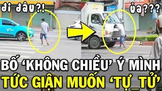 Đòi bố mua điện thoại KO THÀNH t.niên chạy ra giữa đường ĐẬP_ĐẦU vào XE TẢI ăn vạ  Tin Việt 2 Phút