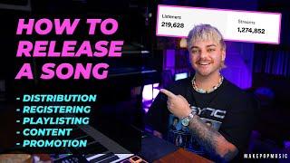 How To Release Your Own Music AND ACTUALLY GET STREAMS Distribution Registration Marketing etc