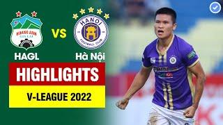Highlights HAGL vs Hà Nội  Tuấn Hải lắc đầu đẹp mắt - Văn Thanh hóa người hùng