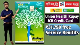 Union JCB health credit card  lifestyle & wellness rupay platinum credit card - union bank of india
