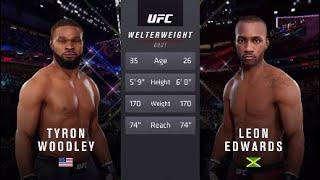 Tyron The Chosen One Woodley vs. Leon Edwards Fight Night 171