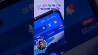 How To Activate #Jio5gWelcomeOffer Without Invitation  #Jio5G Settings #shorts