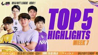 TOP 5  Wild Rift League-Asia  Week 7