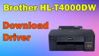 How to install Driver Brother HL-T4000DW Printer in windows 10 or 11