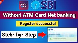 SBI Net Banking online registration without atm card 2022  SBI net banking online registration