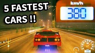 Need for Speed 2015 - Top 5 Fastest Cars