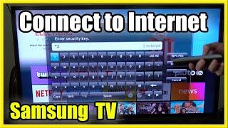 How to Connect Samsung Smart TV to Wifi Internet Setup Tutorial