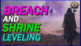 POE 3.25 How I Leveled Using Breach Everything You Need To Know About Shrines and Breach Leveling