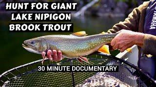 Hunt for Giant Lake Nipigon Brook Trout