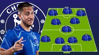  Welcome Back Eden Hazard Chelsea line up with Eden Hazard??? The Legend