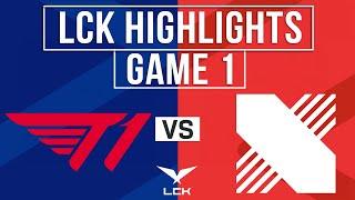 T1 vs DRX Highlights Game 1  LCK 2024 Spring  T1 vs DRX