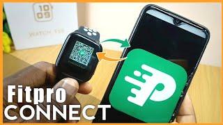 How to CONNECT FitPro Watch To Phone  Install Fitpro App