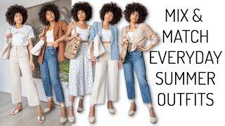 Mix & Match Everyday Summer Outfits Lookbook