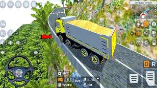 Bharat Benz Truck Material Transport with off-road driving #3  Truck Mod  Bussid Mod 2024