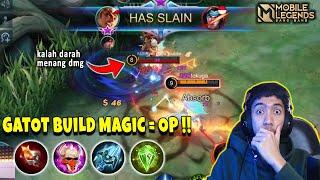 Gameplay & Build Gatotkaca Offlane Full Magic Damage - Gatotkaca Mobile Legends