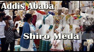 Sheromeda ሽሮሜዳ Walking Downtown Addis Abeba Ethiopia 2023